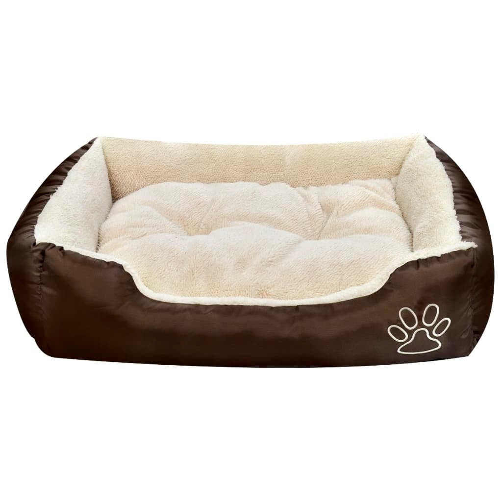 Warmes Hundebett mit Kissen M