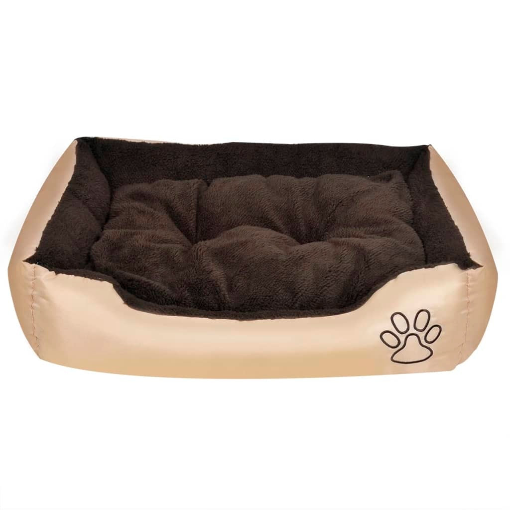 Warmes Hundebett mit Kissen XL