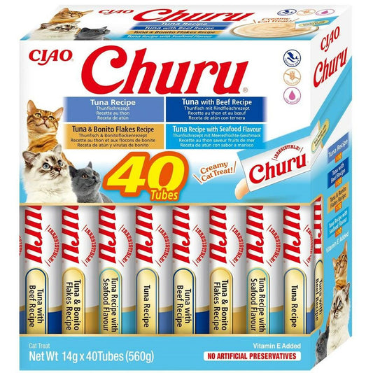 Snack für Katzen Inaba Churu Variety Box Thunfisch